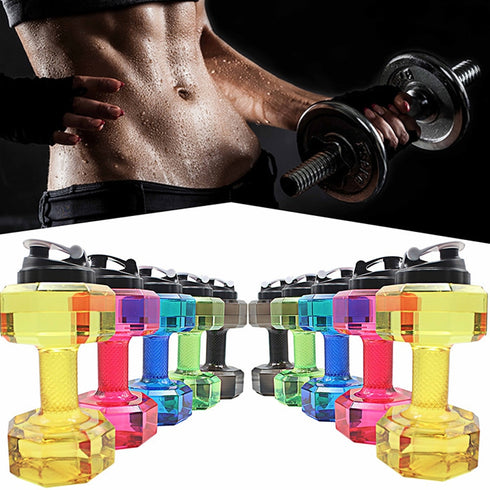 Blue-  TGS OG Water Dumbbell Sport Bottle